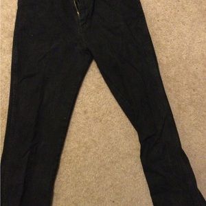 Mens 34 x 36 black Wrangler jeans